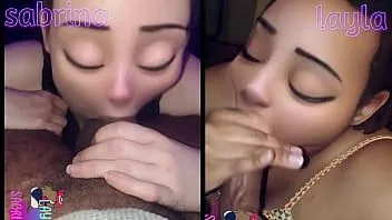 Play Layla bottoms and sabrina swallows swallow everything