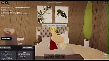 Abspielen Die weißhaarige Roblox-Schlampe hat den Fick ihres Lebens
