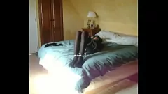 Afspelen Bondagesessie: Lana D wordt gestimuleerd in beperkingen